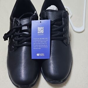 Shoes For Crews Black Lace-Up Footwear